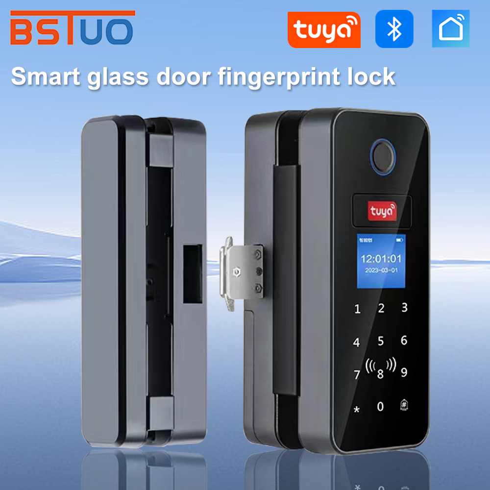 Smart Garden Gate Lock - Dubbele haak slim glazen deurslot Glazen