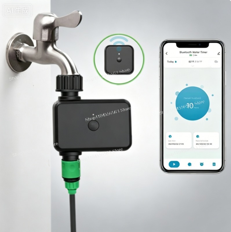 Gardena Smart Irrigation Control - Slimme WiFi-tuinbewateringstimer: Automatische druppelirrigatiecontroller, app-afstandsbediening waterklep