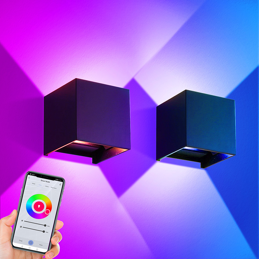 Smart Garden Arduino - 12W LED buitenwandlamp RGBCCT dimbare veranda