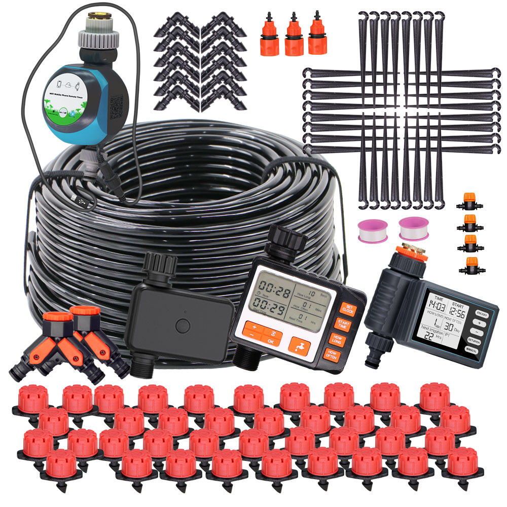 Smart Garden Technology - 50-5M 1/4 ''Verstelbare Druppelaars Automatische Bewateringsset