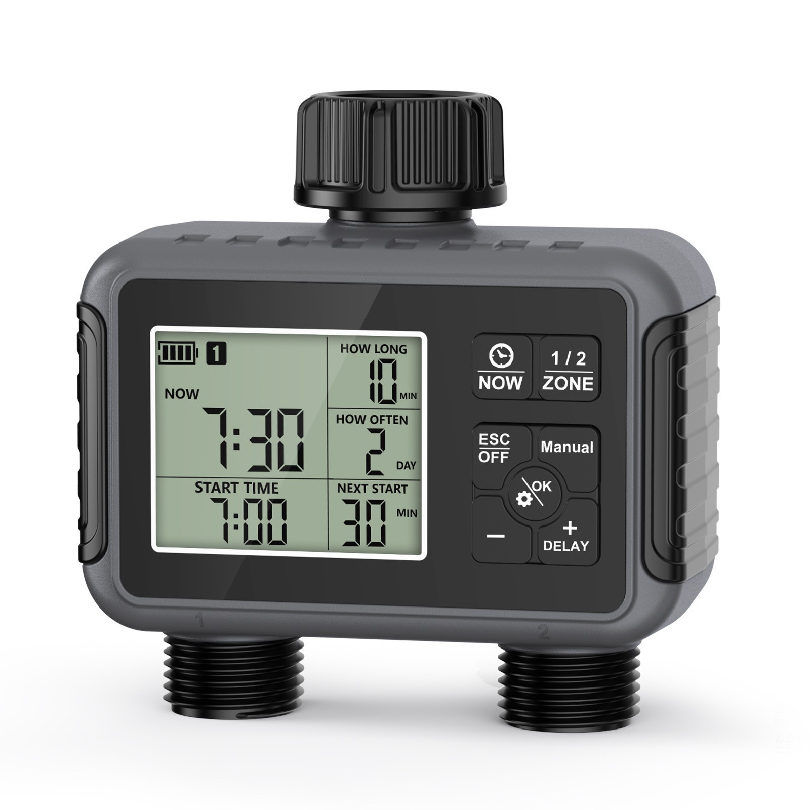Smart Garden Gadgets - Beregeningstimer Automatisch besproeiingsapparaat Klep met dubbele