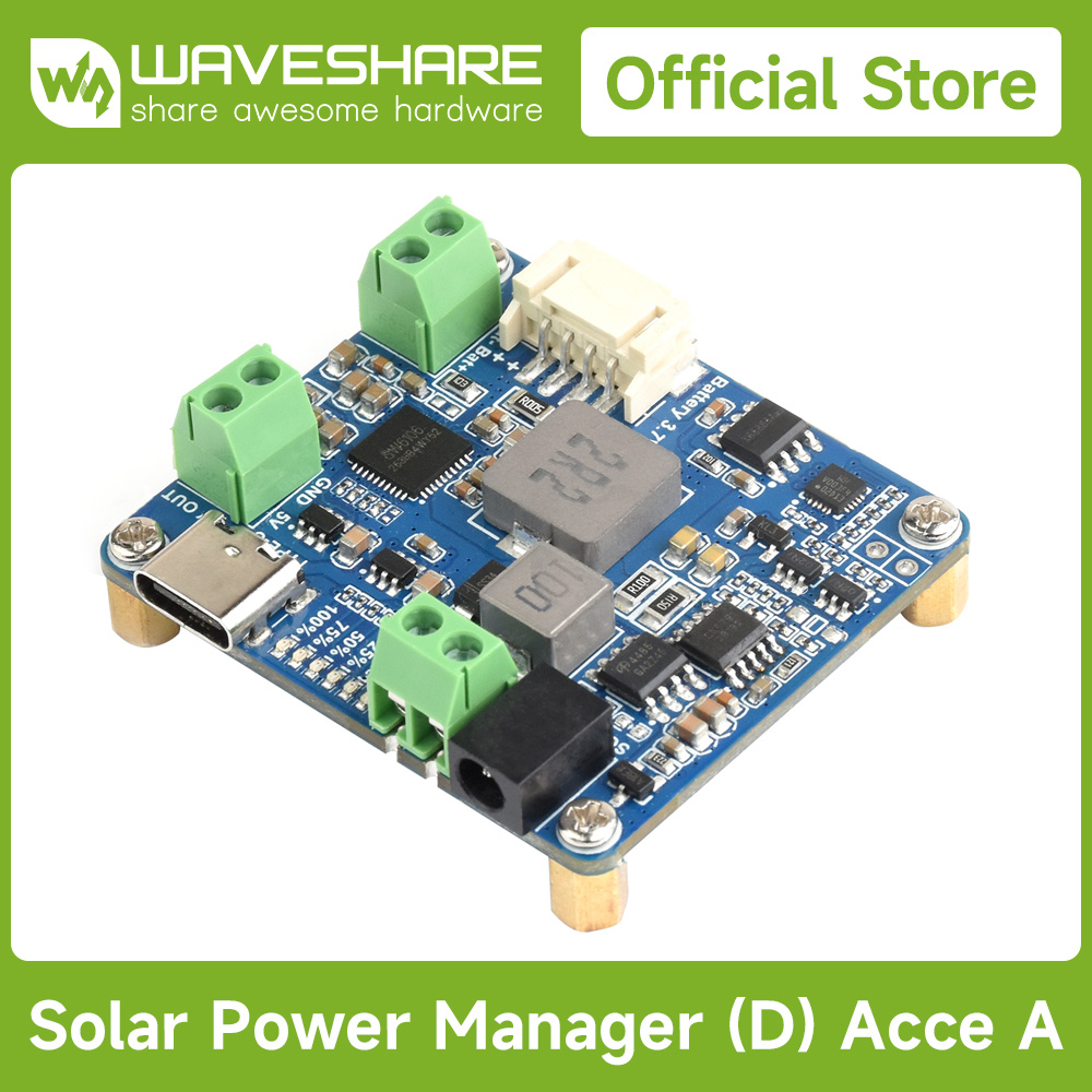Smart Garden Arduino - Waveshare zonne-energiebeheermodule (D), ondersteunt 6V ~