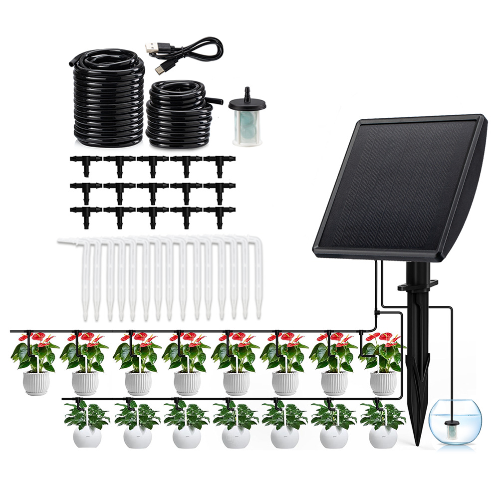 Smart Garden Click And Grow - Zonne-irrigatiesysteem Intelligente waterpomp Intelligente automatische druppelirrigatie