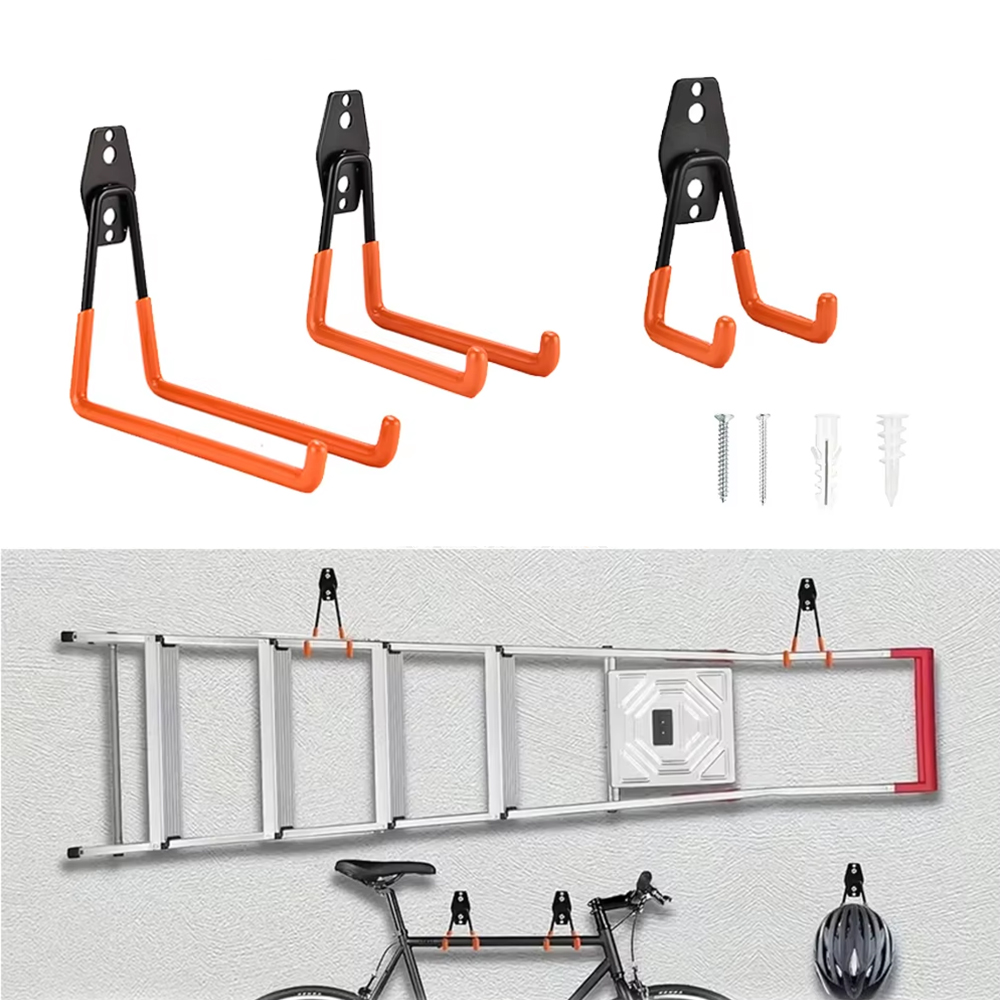 Smart Garden Storage - Zware wandhaak van metaal, garage-organizer, fiets-