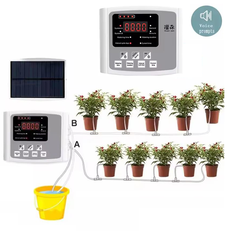 Smart Garden Technology - Solar Irrigatiesysteem Tuin Automatische druppelirrigatie Kit
