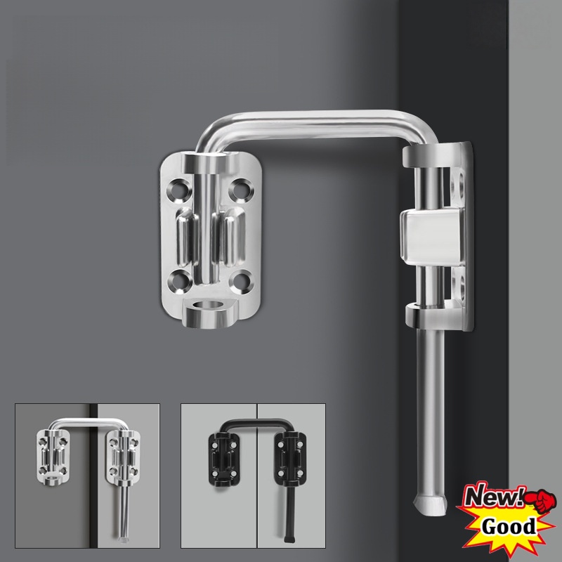 Smart Garden Gate Lock - U-vorm Patio Schuifdeur Loop Lock, 90/180