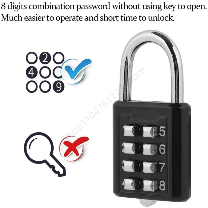 8-cijferige combinatie buitenk - Smart Garden Gate Lock recensie en prijs