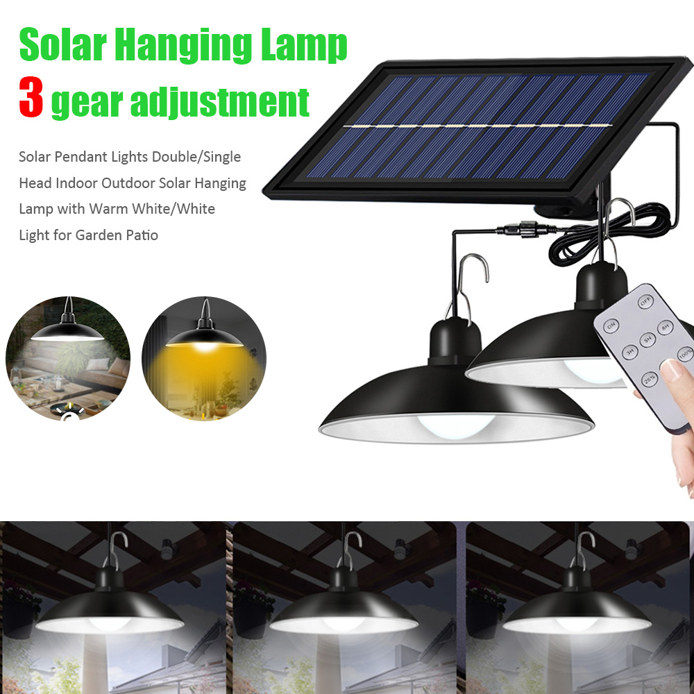 Zonne-hanglamp met dubbele kop - Smart Garden Sheds recensie en prijs