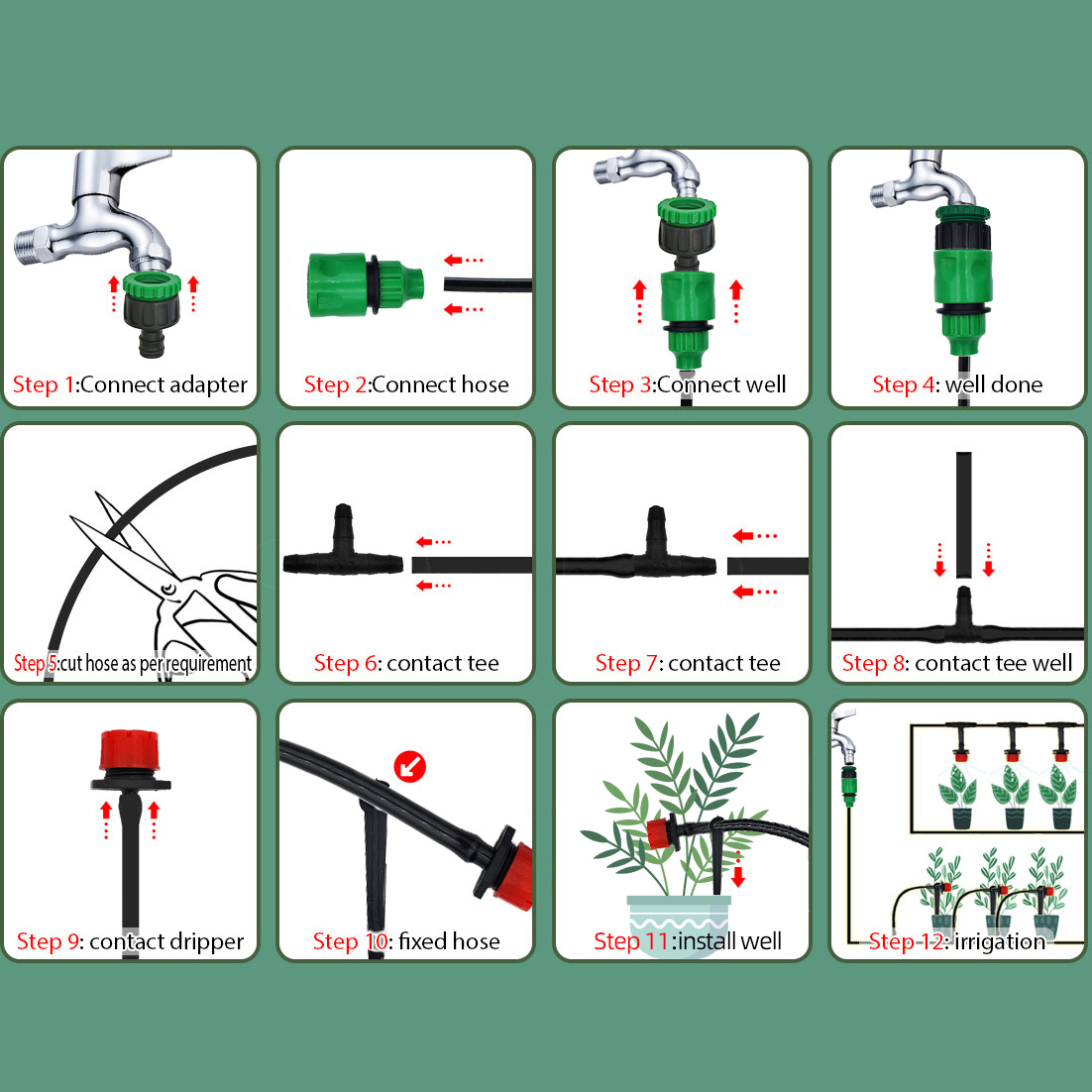 Broeikas 15M-30M Diy Druppelir - Smart Garden Technology recensie en prijs