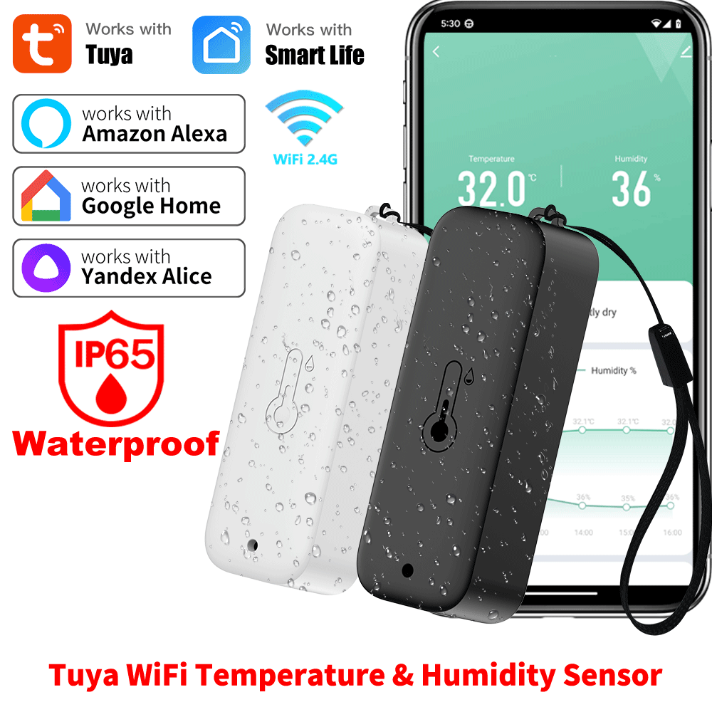Tuya WiFi IP65 Temperatuur-voc - Smart Garden Arduino recensie en prijs