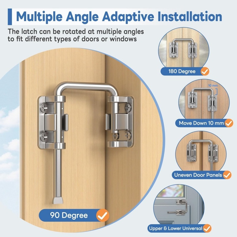U-vorm Patio Schuifdeur Loop L - Smart Garden Gate Lock recensie en prijs